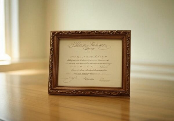Premium Certificate & Document Frames